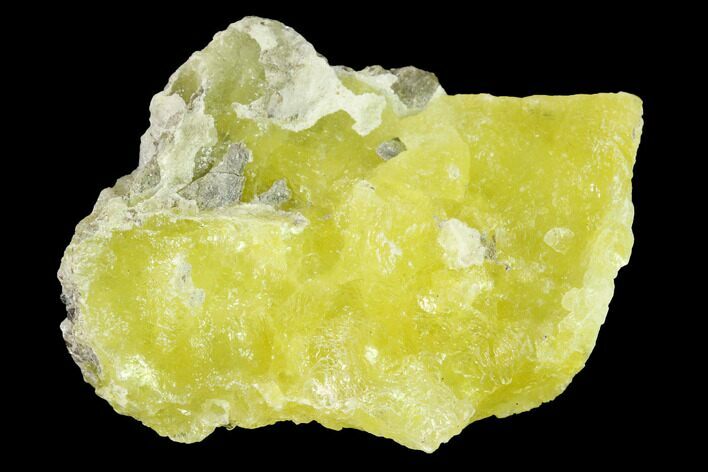 Lemon-Yellow Brucite - Balochistan, Pakistan #155221